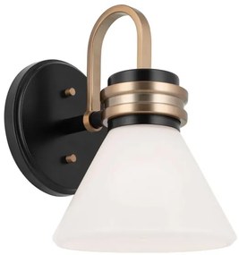 Lampă LED pentru baie Kichler KL-FARUM1-BK FARUM 1xG9/3W/230V negru/alamă