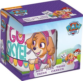 Patrula Cățelușilor Go Skye cană de porțelan 235 ml (8 oz) în cutie de cadou