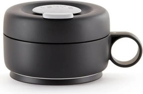 Cana pliabila Lekue On The Go 1010232, 350 ml, -20/+100 °C, Inchidere ermetica si etansa, Gri