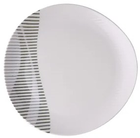 Set de veselă, 24 piese, porțelan multicolor