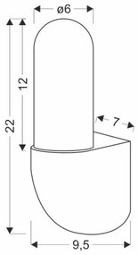 Aplică de exterior GYNURA 1xGU10/35W/230V IP65 negru