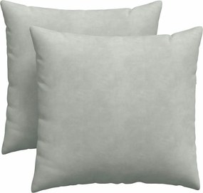 vidaXL Perne pentru canapea 2 pcs Gri deschis 45 x 45 cm