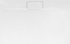 Cadita de dus Bazalt Long 90x120 cm alb