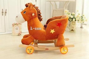 Balansoar Plușat pentru Bebeluși și Copii Mici - L-Sun-2