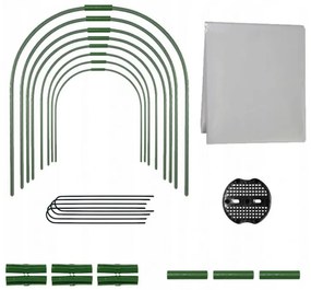 Solar mic de grădină 6 x 0,5 m