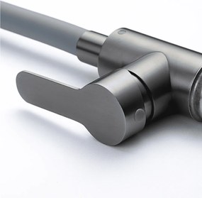 Baterie bucătărie cu pipă flexibilă - 276 oțel inoxidabil P14A