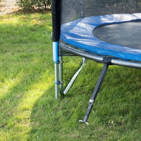 Set de ancore pentru sol, 4 bucăți, 42,5x8,5cm, argintiu Monzana