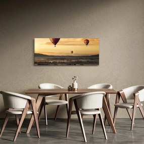 Tablou cu baloane zburând (120x50 cm)