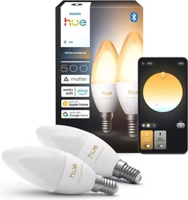 Set de 2 becuri LED reglabile Philips Hue WA B39 E14/3,7W/230V 1000-20000K