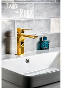 Baterie aurie pentru chiuvetă înaltă Spy – Sapho