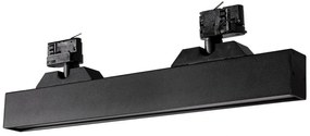 Spot LED directionabil pe sina LINNEA 57 TRACK 3Line CCT 24W negru