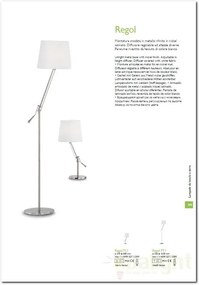 Lampadar, lampa de podea REGOL PT1 BIANCO 014609
