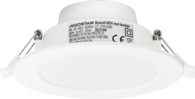 SET 3x corp de iluminat LED dimabil încastrat Aigostar MESH 6W/230V 2700K-6500K d. 11,5cm