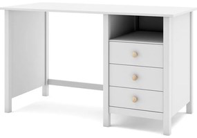 Birou de copii din lemn masiv de pin 54x120 cm Max – Marckeric