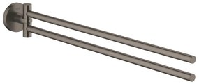 GROHE 40371AL1 - Suport pentru prosoape ESSENTIALS, 439 mm, grafit