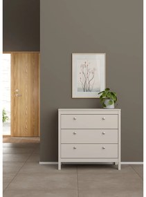 Comodă grej 82x80x38 cm Madrid – Tvilum