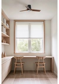 FARO 33837-1TW-LED Ventilator HEYWOOD TUB 10W/230V pin/negru Ø 90 cm+DO