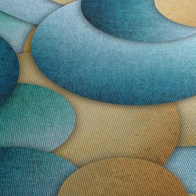 Tablou cu abstracție cercuri (150x105 cm)