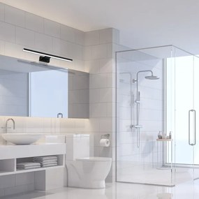 Aplică LED de perete pentru baie SHINE, 13,8 W, 230 V, 60 cm, IP44, neagră