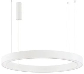Pendul LED dimabil design modern MORBIDO alb 100cm