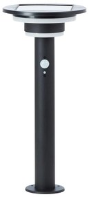 Lampă LED solară cu senzor Brilliant GARVINA LED/3W/3,7V 45 cm IP44 negru