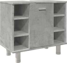 vidaXL Dulap de baie, gri beton, 60 x 32 x 53,5 cm, PAL