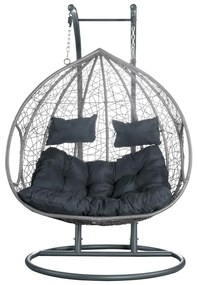 Fotoliu dublu suspendat Deber (gri) . 1116294