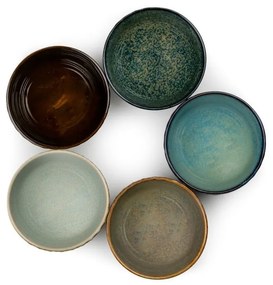 Cești 5 buc. din porțelan 200 ml Sara – Bredemeijer