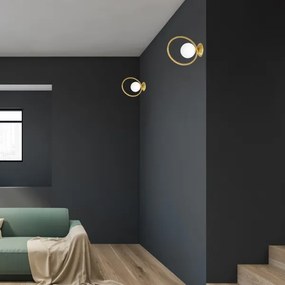 Aplică perete VIENNA 1xE14/40W/230V auriu