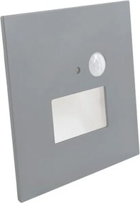 Lampă LED pentru scară cu senzor de mișcare, 1,5W, 230V, 3000/4000/6000K, argintiu