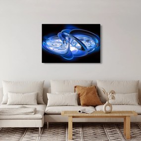 Tabloul abstract albastru (90x60 cm)