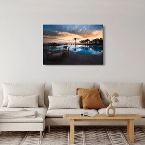 Tablou - Stațiune la mare (90x60 cm)