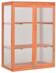 vidaXL Seră, 75x47x109 cm, lemn