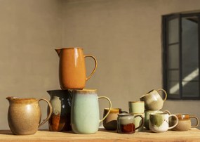 Carafă din ceramică stoneware cu glazură reactivă, D18,5×H18,5 cm, „Calma"