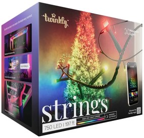 Twinkly TWS750STP-BEU - LED RGB șir exterior dimabil 63,5m IP44 Wi-Fi