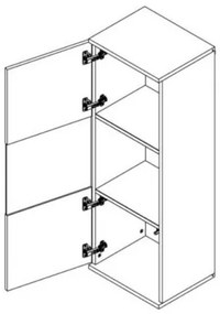 Biblioteca Nest W-1 - l40 x A30 x h110 cm