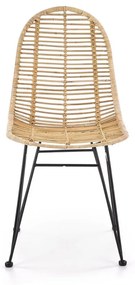 Set masa rotunda Fondi ø80 cm + 2 scaune K337 ratan natural