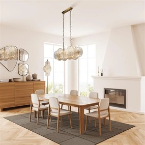 Lustra suspendata moderna design deosebit Wagon Wheel 10Lt