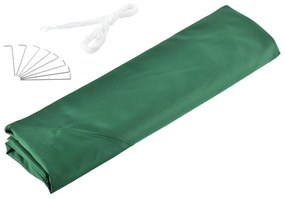 Pavilion pliabil "Vivara" 3 x 3 m verde, cu ambalaj pentru transport