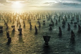 Poster de artă Game of Thrones - Targaryen's ship army