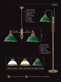 Lustra design clasic realizata manual Lido, 2L