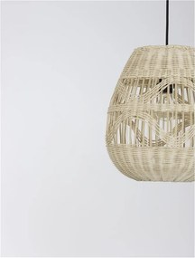 Lustra / Pendul modern design natural ratan MARLO D-30cm