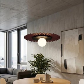 Lustră suspendată pe cablu UMBRA 1xG9/8W/230V negru/roșu