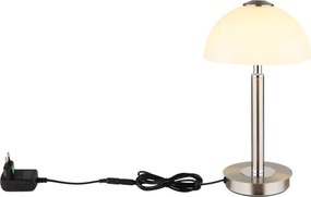 Globo 21953N - Lampă de masă LED reglabilă cu control tactil ULDIN LED/7W/230V 3000K crom mat