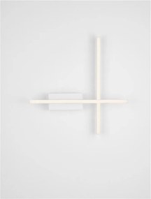 Aplica de perete LED design modern QUAM alb