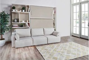 Canapea fara spatar cu 3 locuri - ROYAL TRIPLE SOFA (280.5), - compatibila pat rabatabil Royal (Culoare tapiterie stofa canapea: Ketor 12 (Gri