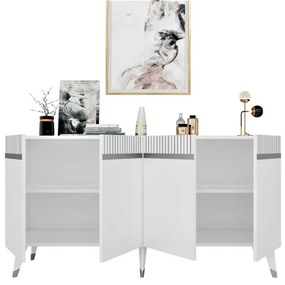 Dulap Defne  White and Silver