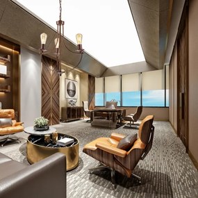 Lustră pe lanț GINA 3xE27/60W/230V maro