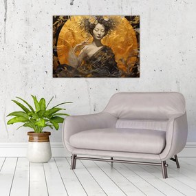 Tablou - Doamnă japoneză (70x50 cm)