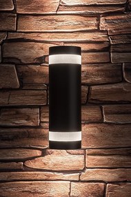 Aplica LED CCT perete exterior IP65 Urfa Line maro